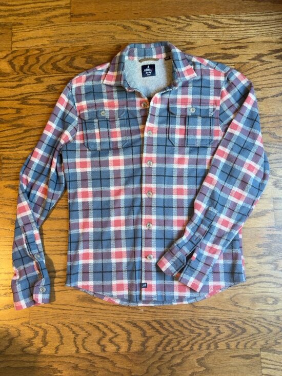 johnnie-O Other - johnnie-O Top Shelf Plaid Button Down Shirt S Blue Red Stretch